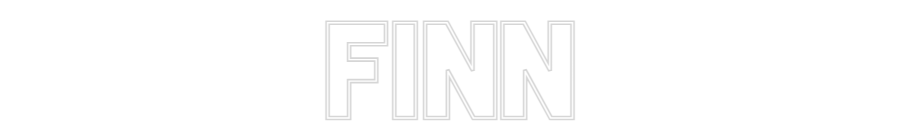 Custom Neon Sign Online Editor Finn