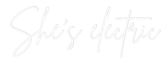 Custom Neon Sign Online Editor She’s electric