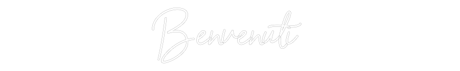 Custom Neon Sign Online Editor Benvenuti