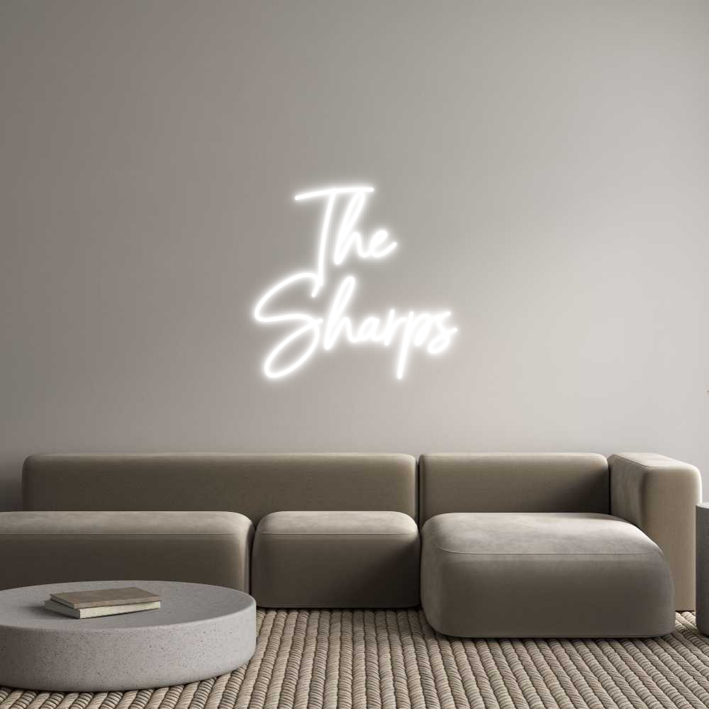 Custom Neon Sign Online Editor The 
Sharps