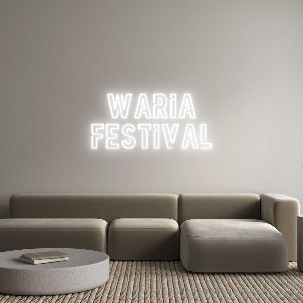 Custom Neon Sign Online Editor Waria
Festival