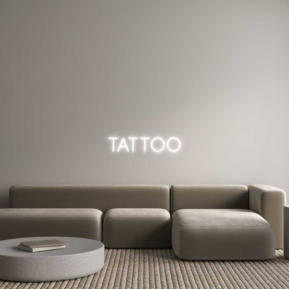 Custom Neon Sign Online Editor tattoo