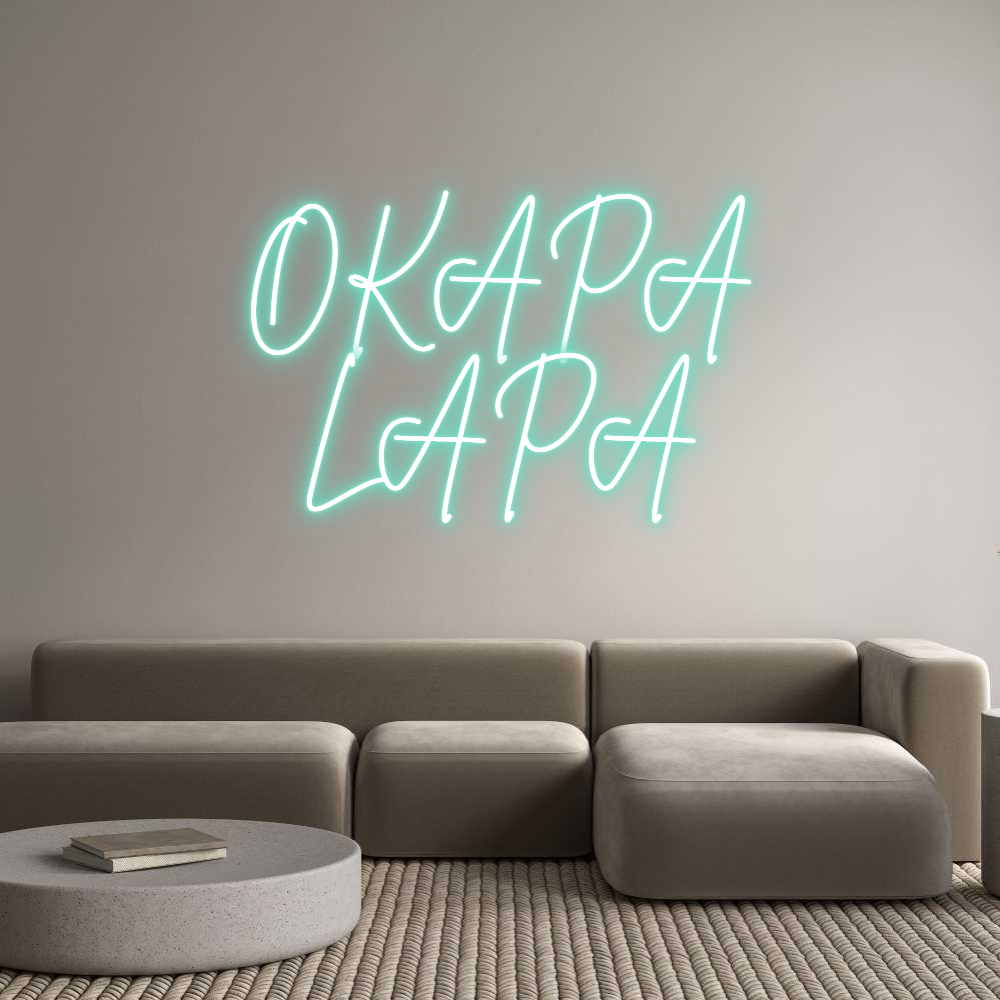 Custom Neon Sign Online Editor OKAPA
LAPA