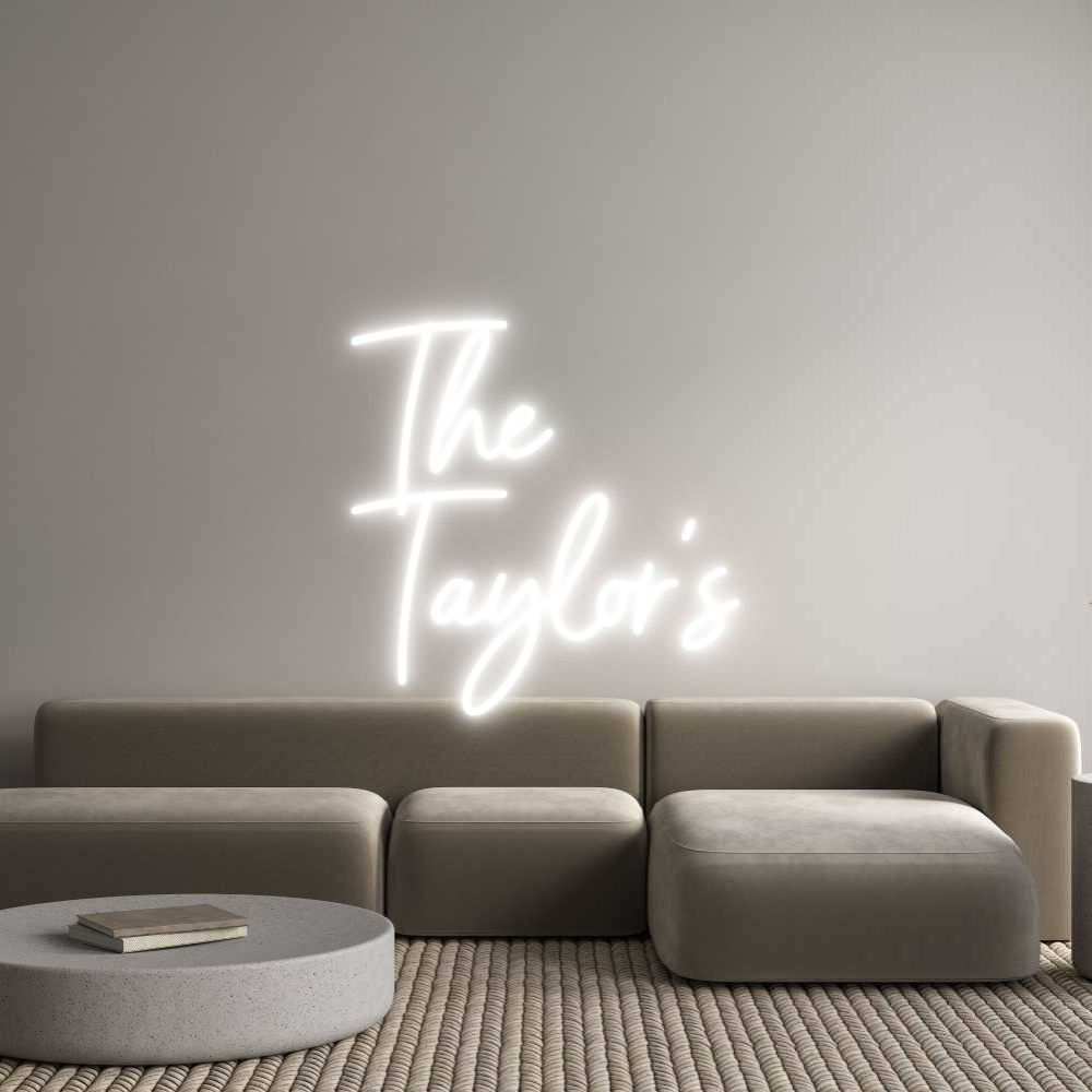 Custom Neon Sign Online Editor The
Taylor’s