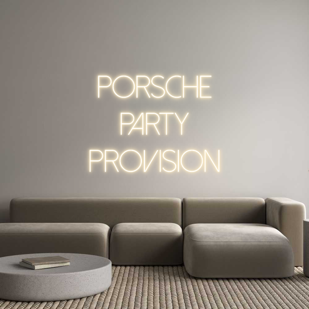 Custom Neon Sign Online Editor Porsche
Part...