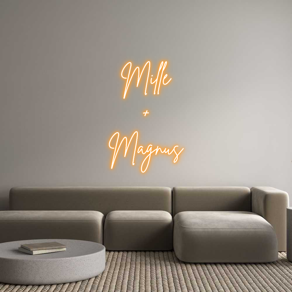 Custom Neon Sign Online Editor Mille
+
Mag...