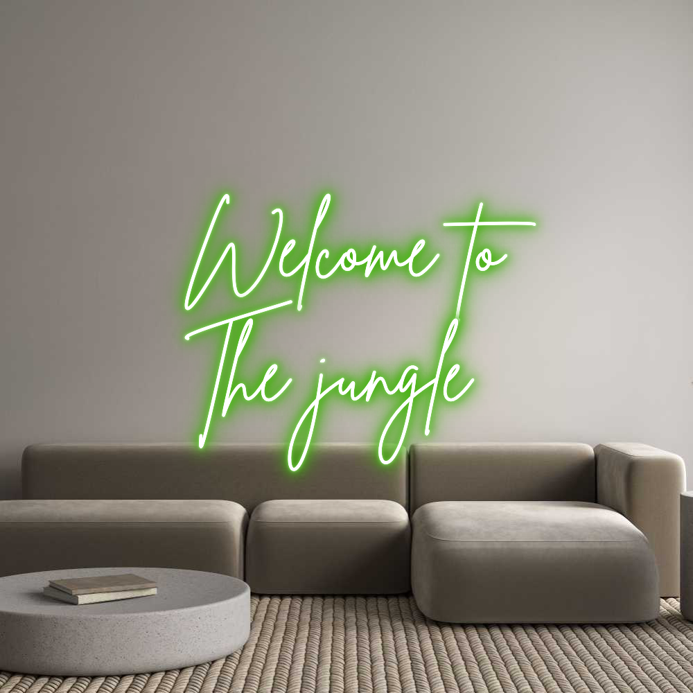 Custom Neon Sign Online Editor Welcome to
T...