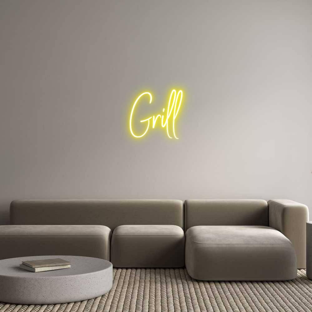 Custom Neon Sign Online Editor Grill