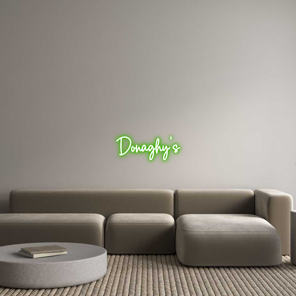 Custom Neon Sign Online Editor Donaghy's