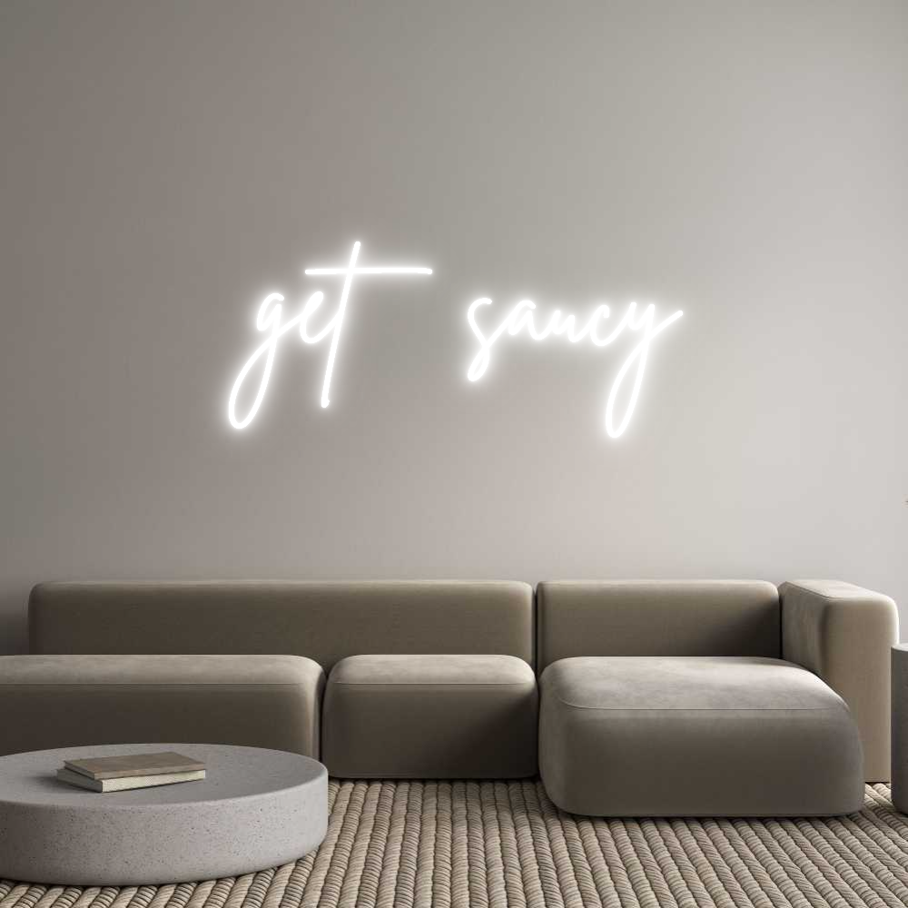 Custom Neon Sign Online Editor get saucy