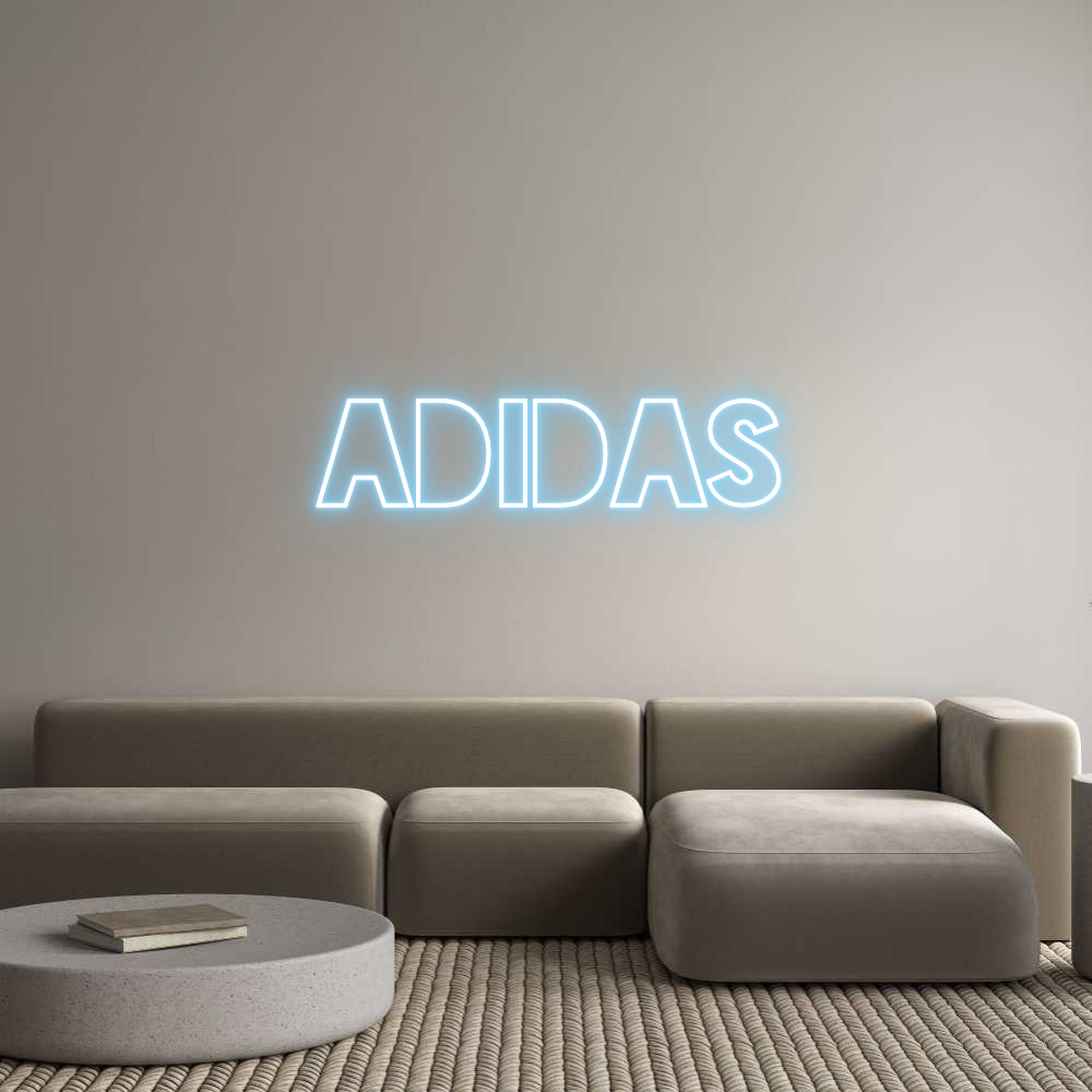 Custom Neon Sign Online Editor Adidas