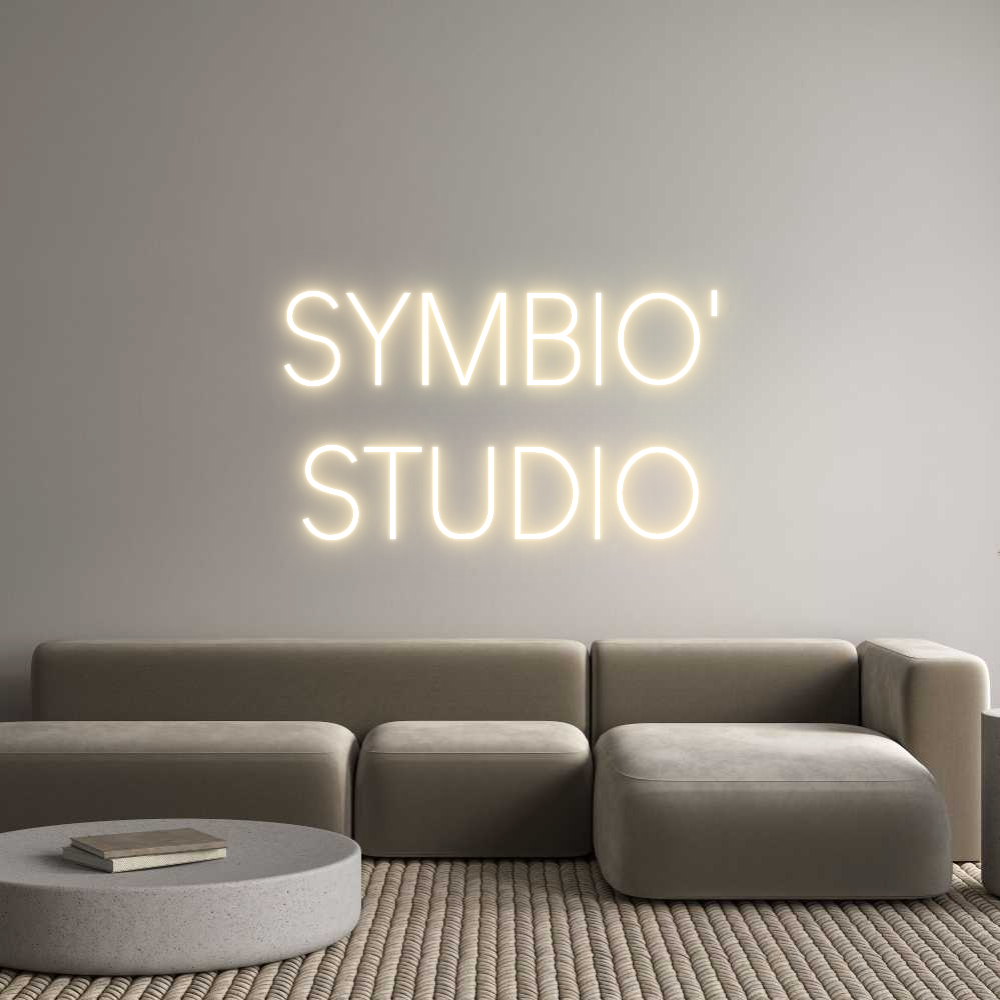 Custom Neon Sign Online Editor SYMBIO'
STUDIO