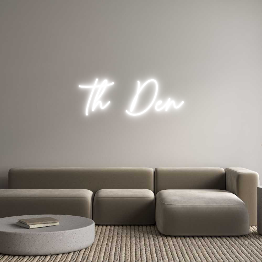 Custom Neon Sign Online Editor Th Den
