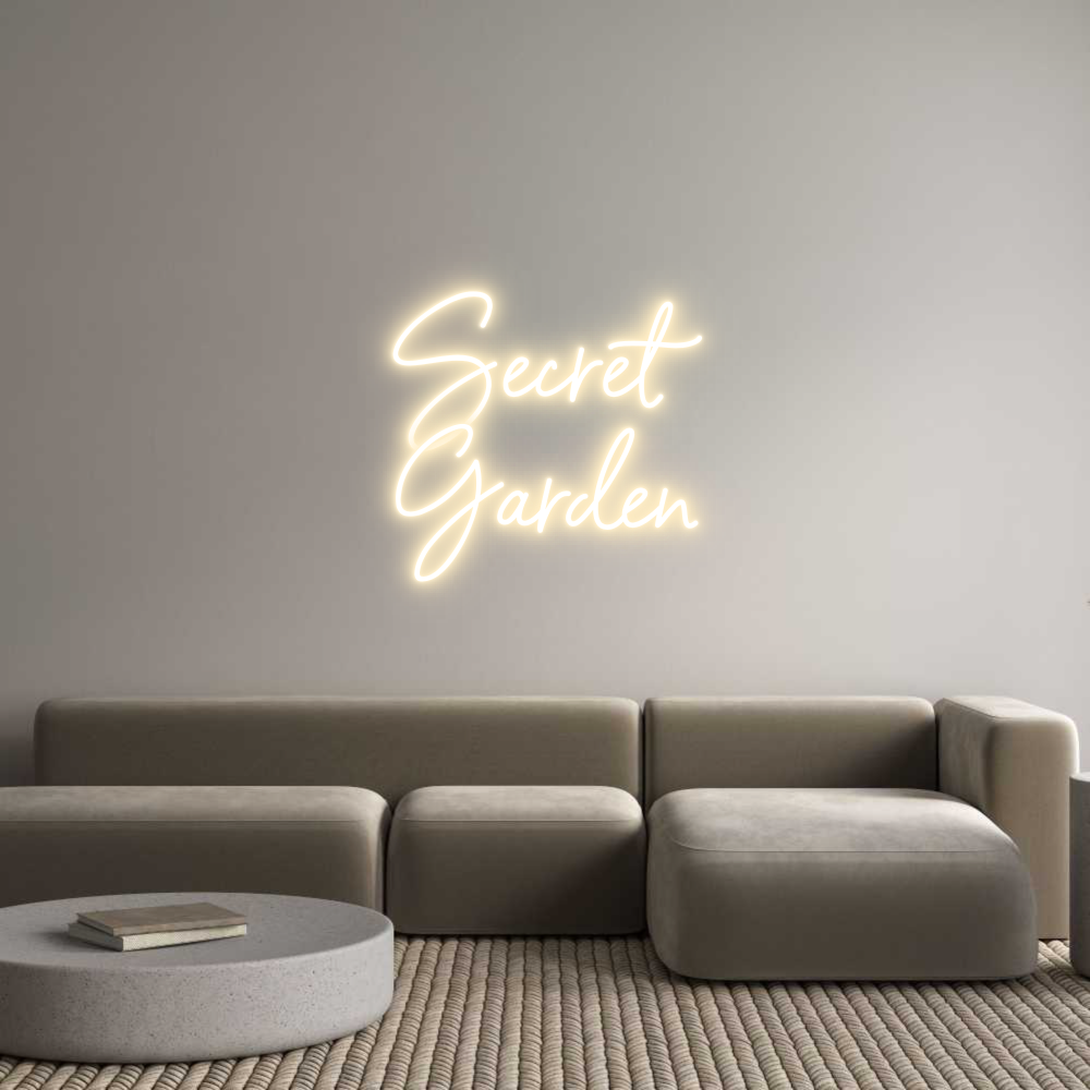 Custom Neon Sign Online Editor Secret
Garden