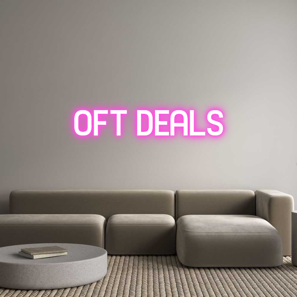 Custom Neon Sign Online Editor OFT DEALS