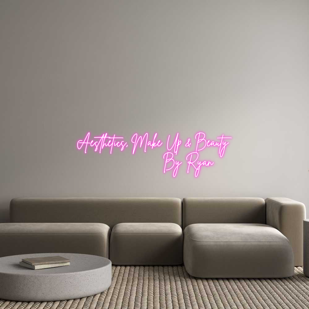 Custom Neon Sign Online Editor Aesthetics, M...