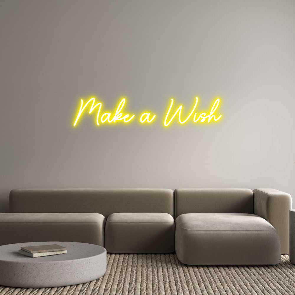 Custom Neon Sign Online Editor Make a Wish