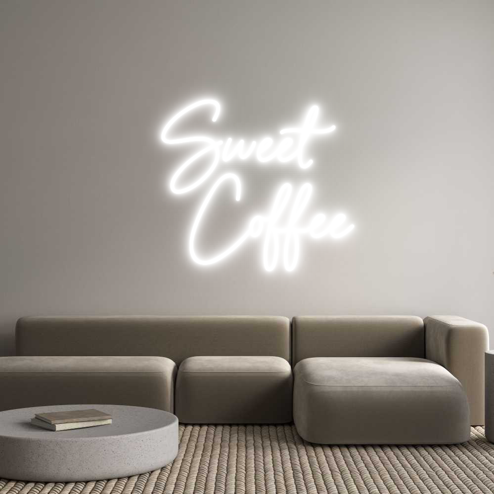 Custom Neon Sign Online Editor Sweet
   Cof...