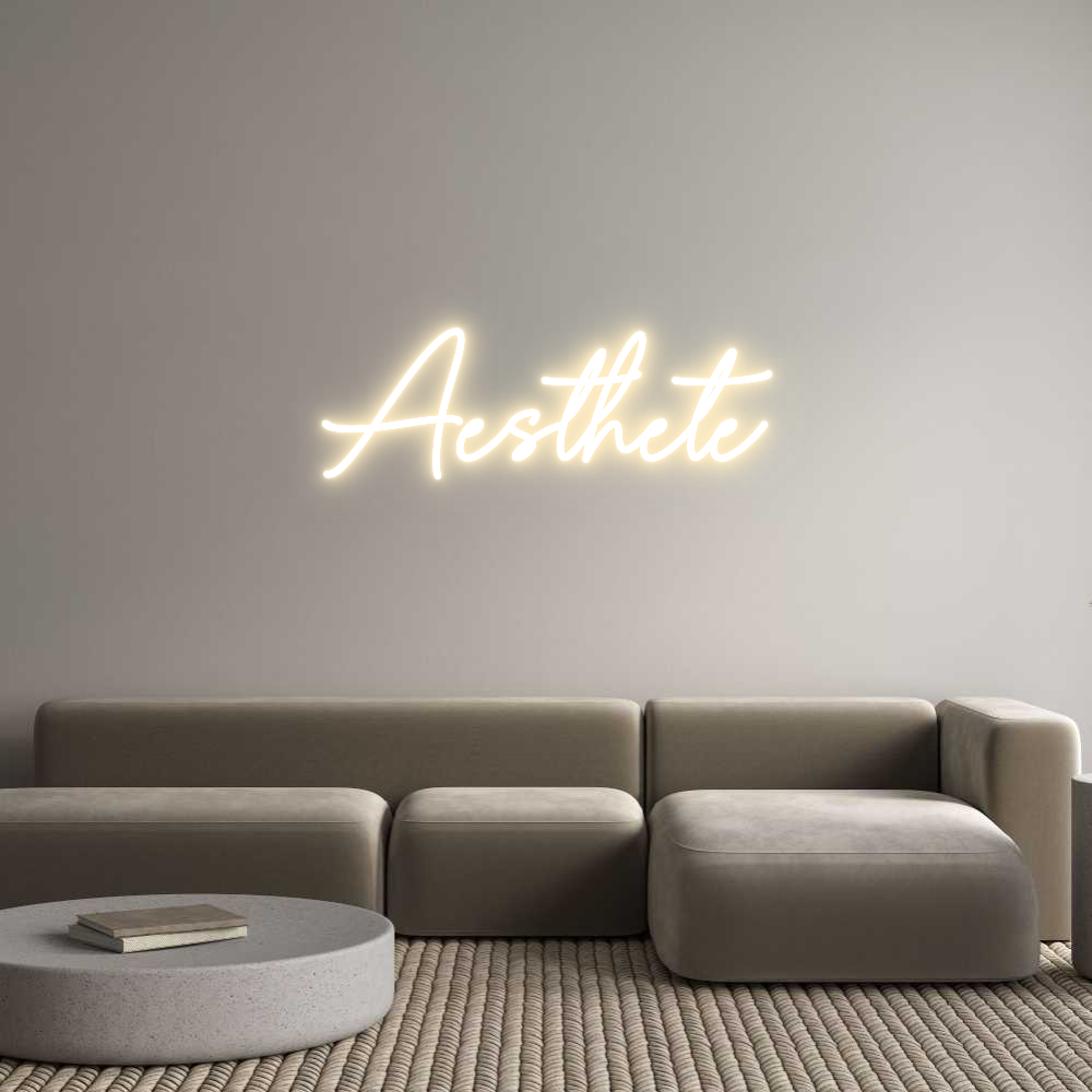 Custom Neon Sign Online Editor Aesthete