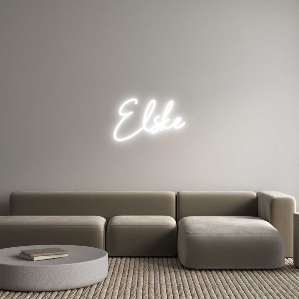 Custom Neon Sign Online Editor Elske