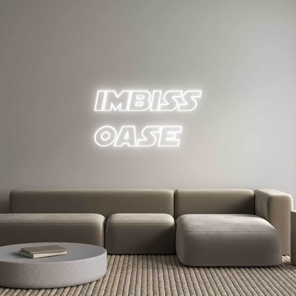 Custom Neon Sign Online Editor Imbiss
Oase