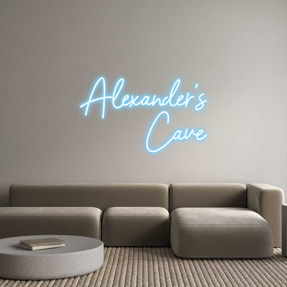 Custom Neon Sign Online Editor Alexander’s
...
