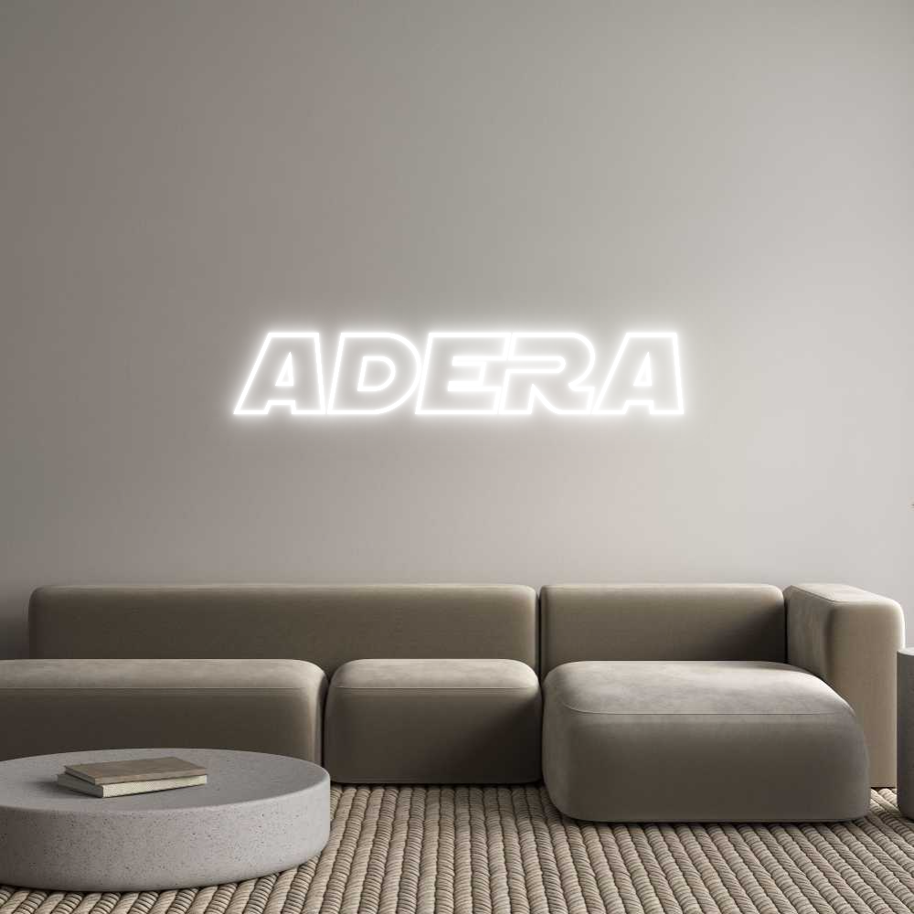 Custom Neon Sign Online Editor ADERA