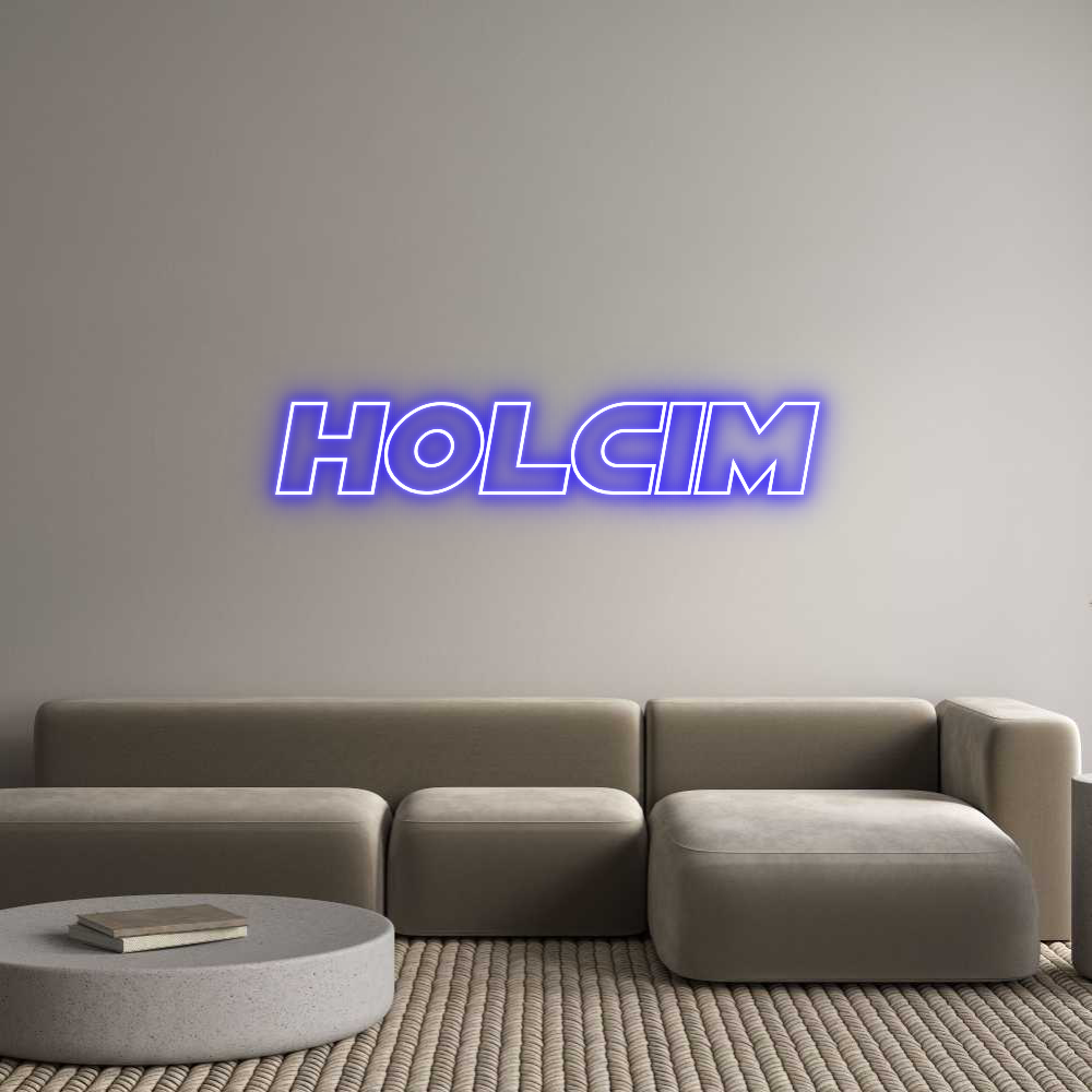 Custom Neon Sign Online Editor HOLCIM