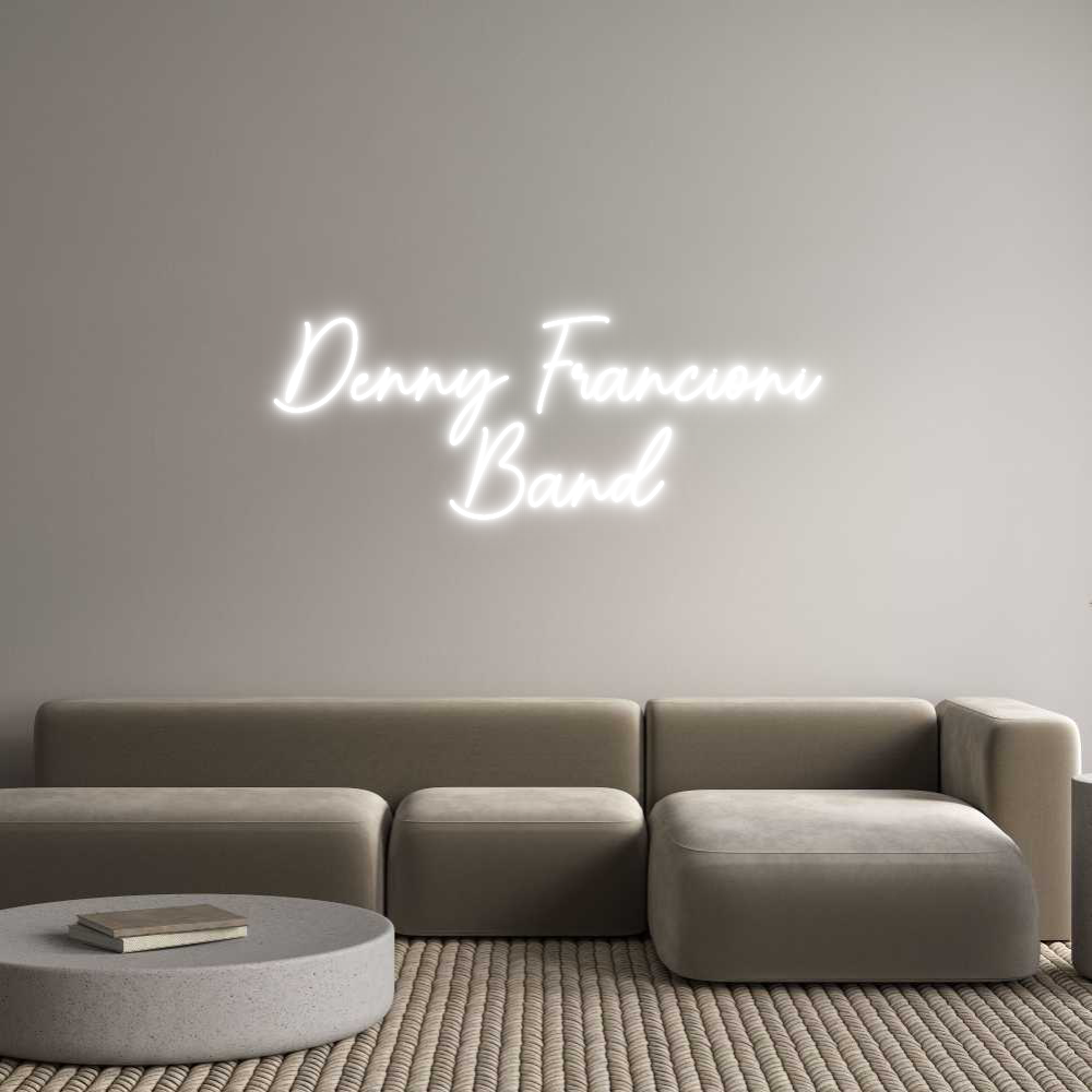 Custom Neon Sign Online Editor Denny Francio...