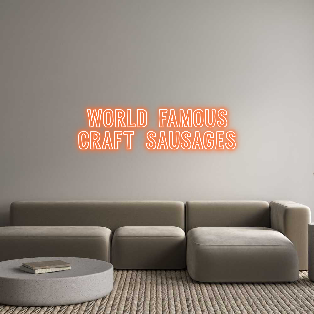 Custom Neon Sign Online Editor WORLD  FAMOUS...