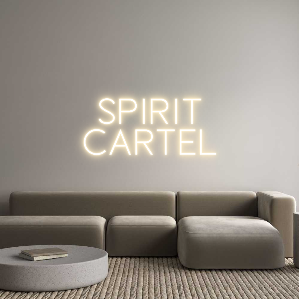Custom Neon Sign Online Editor Spirit
Cartel