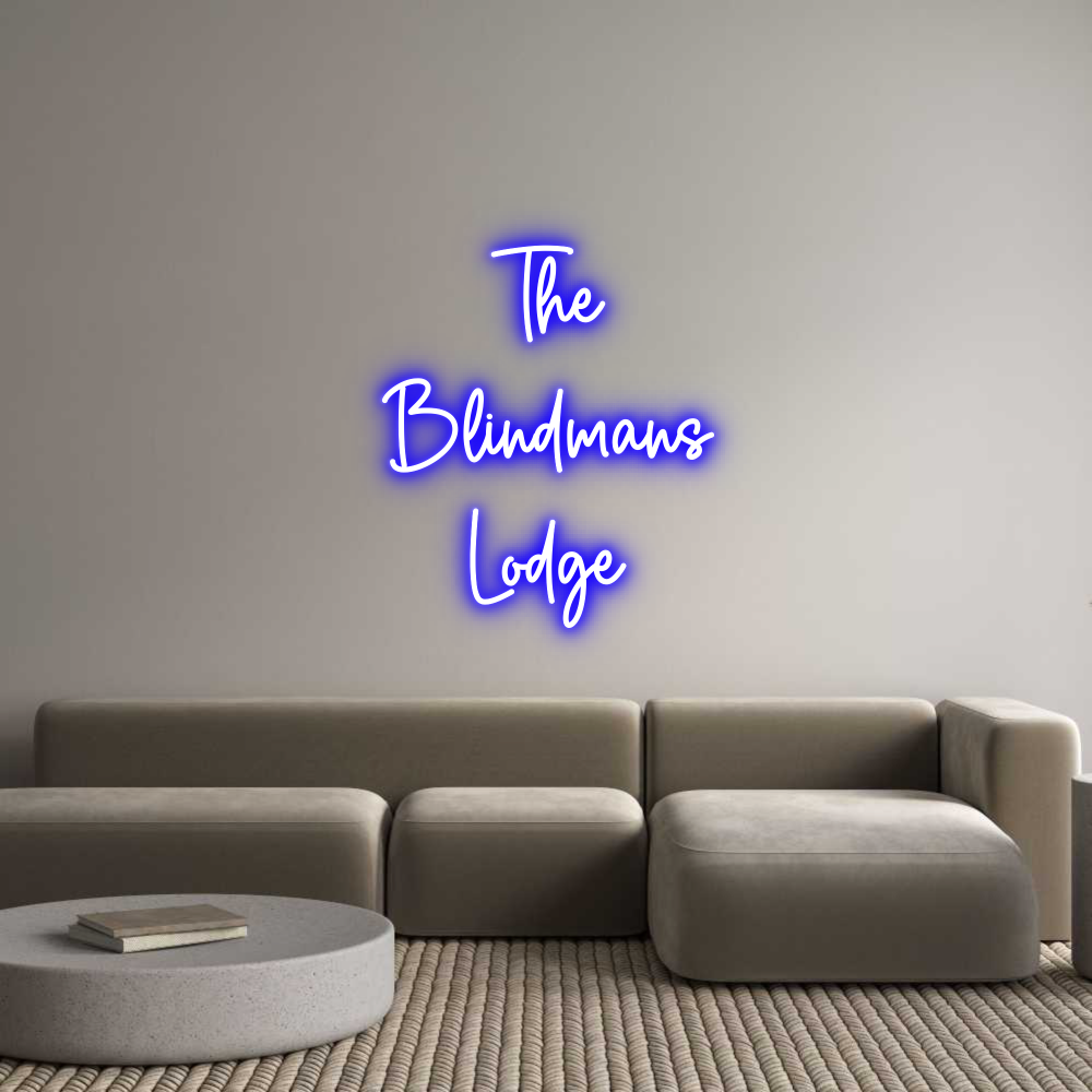Custom Neon Sign Online Editor The
Blindman...