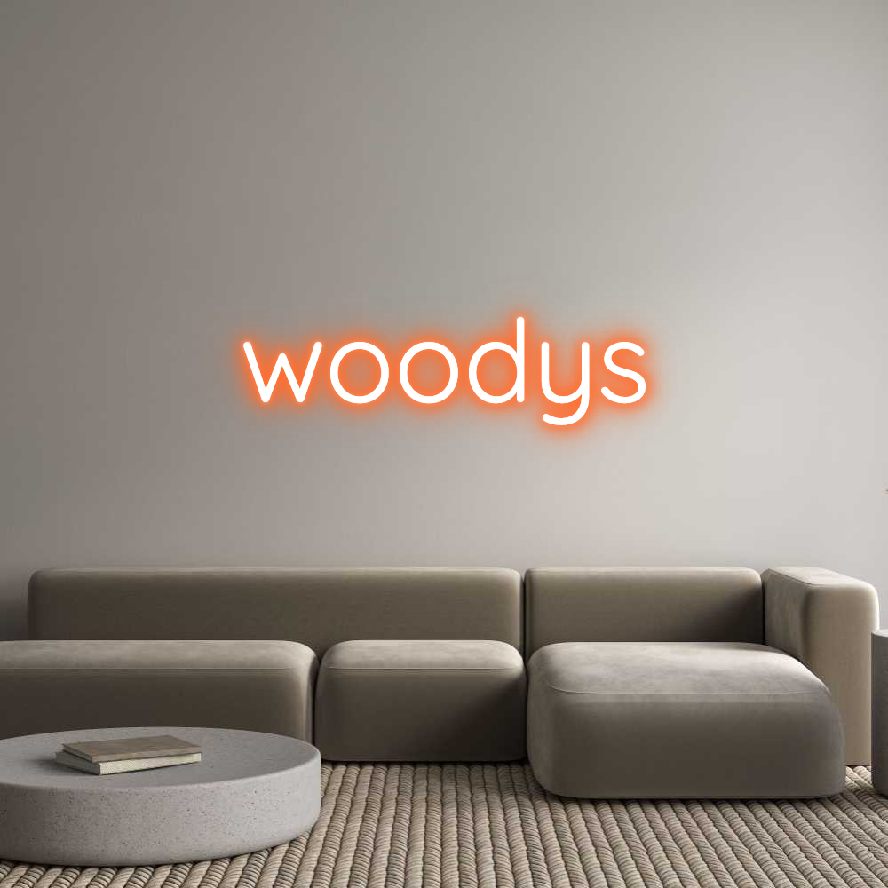 Custom Neon Sign Online Editor woodys