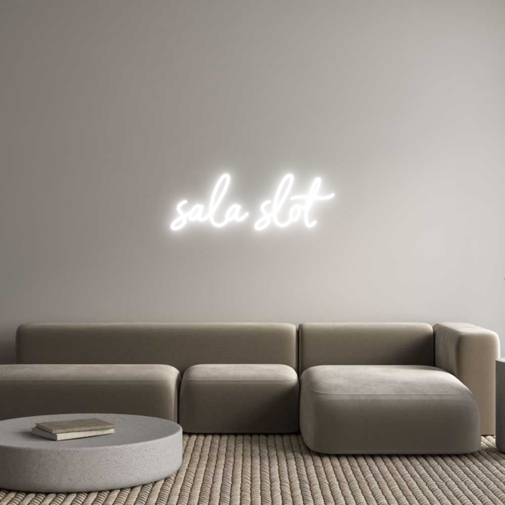 Custom Neon Sign Online Editor sala slot