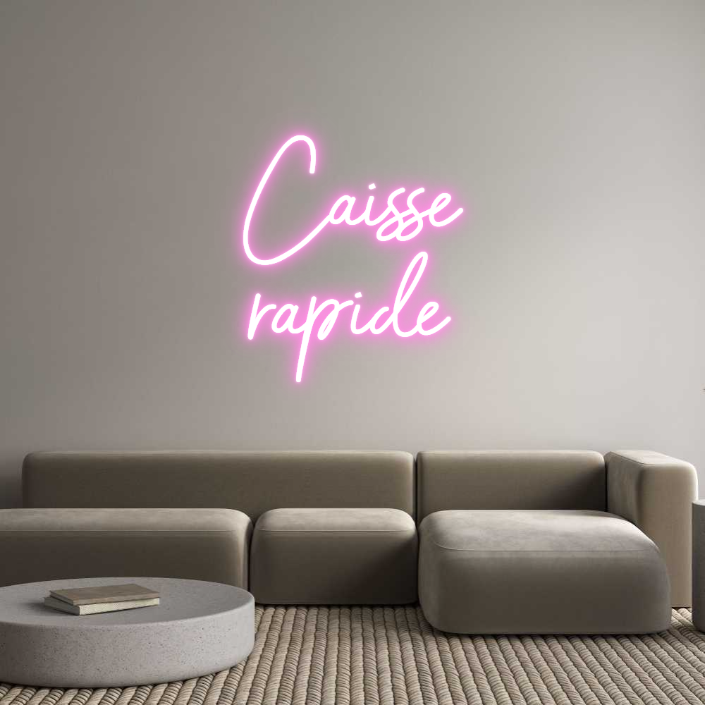 Custom Neon Sign Online Editor Caisse
rapide