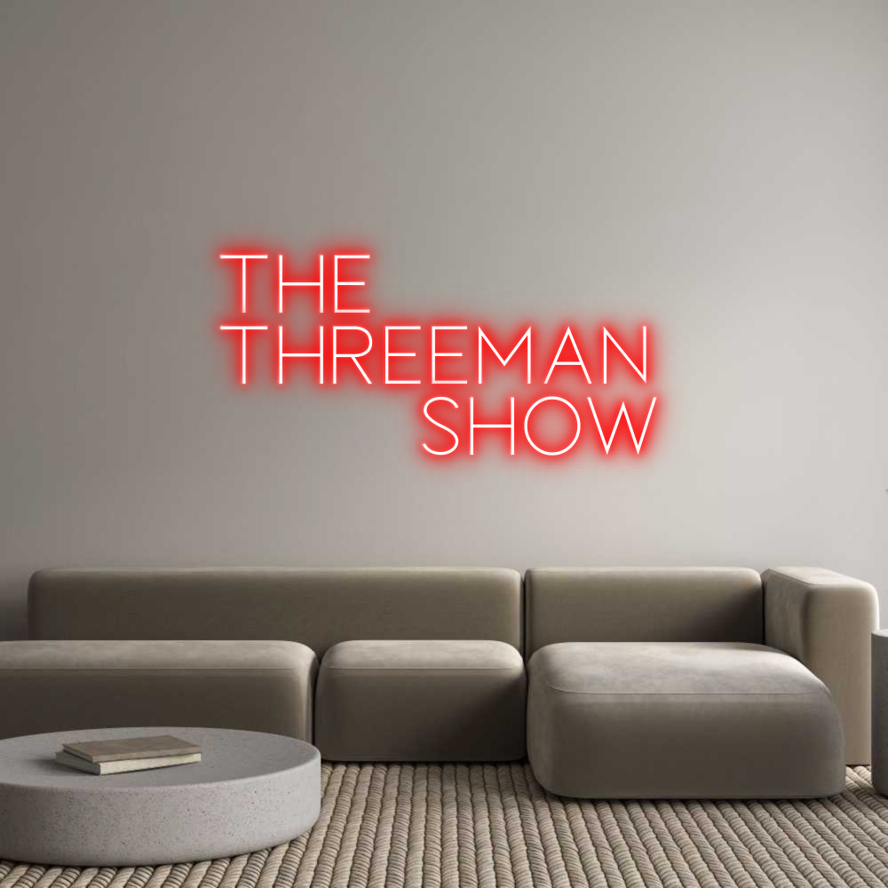 Custom Neon Sign Online Editor The
Threeman...