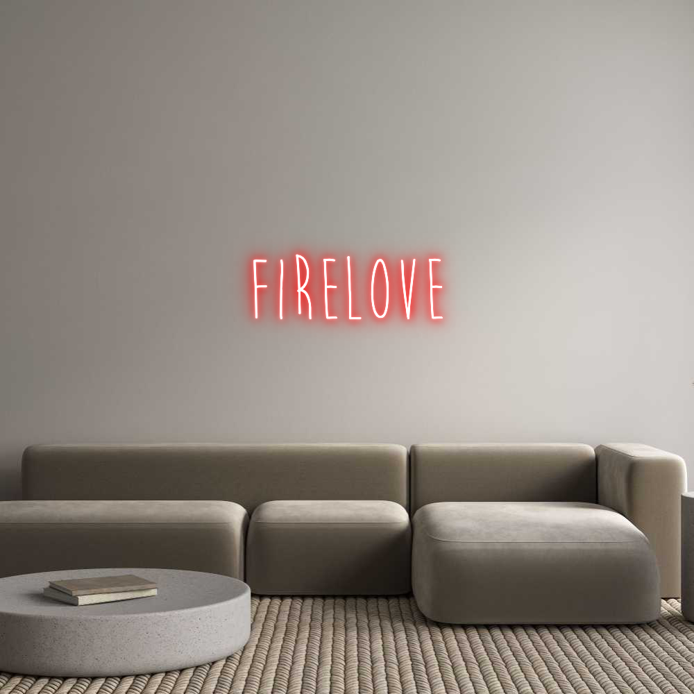 Custom Neon Sign Online Editor FireLove