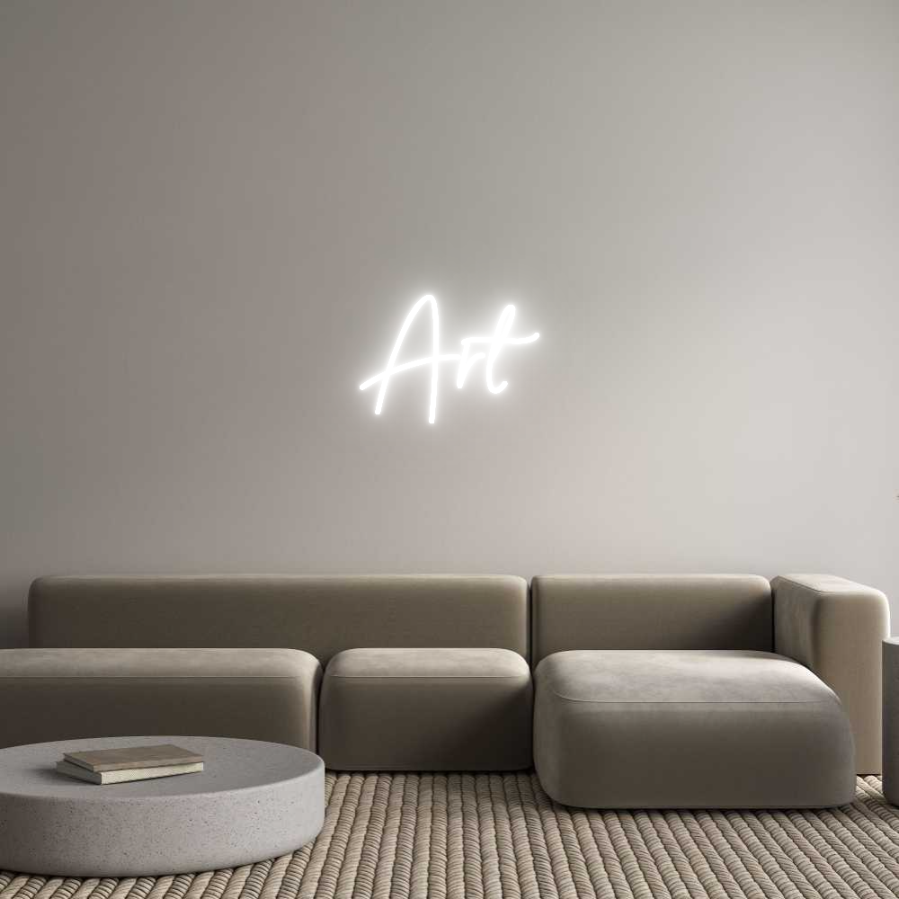 Custom Neon Sign Online Editor Art