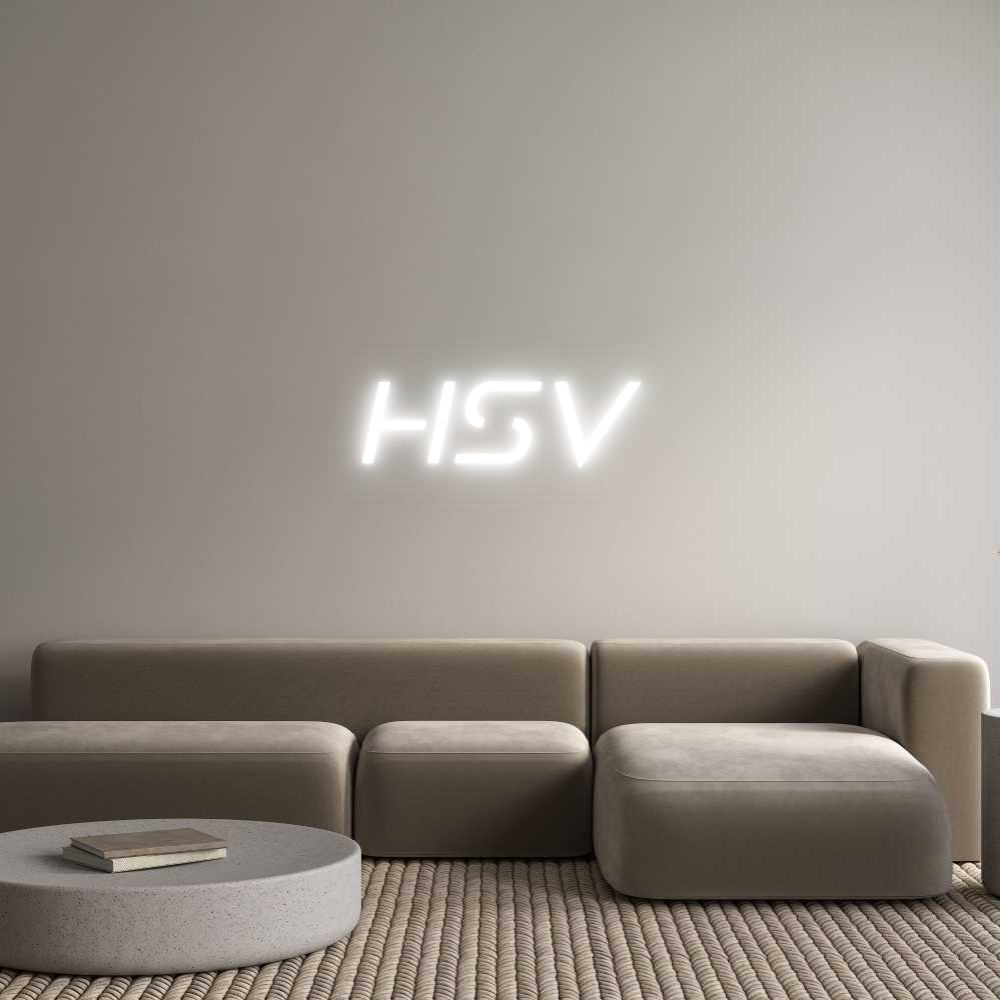 Custom Neon Sign Online Editor HSV