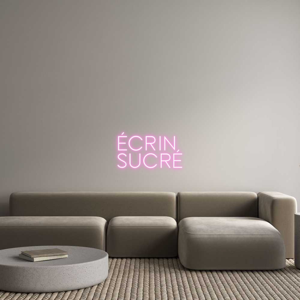 Custom Neon Sign Online Editor Écrin 
Sucré