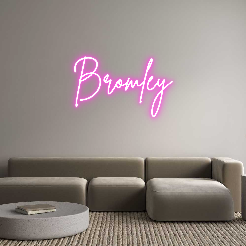 Custom Neon Sign Online Editor Bromley