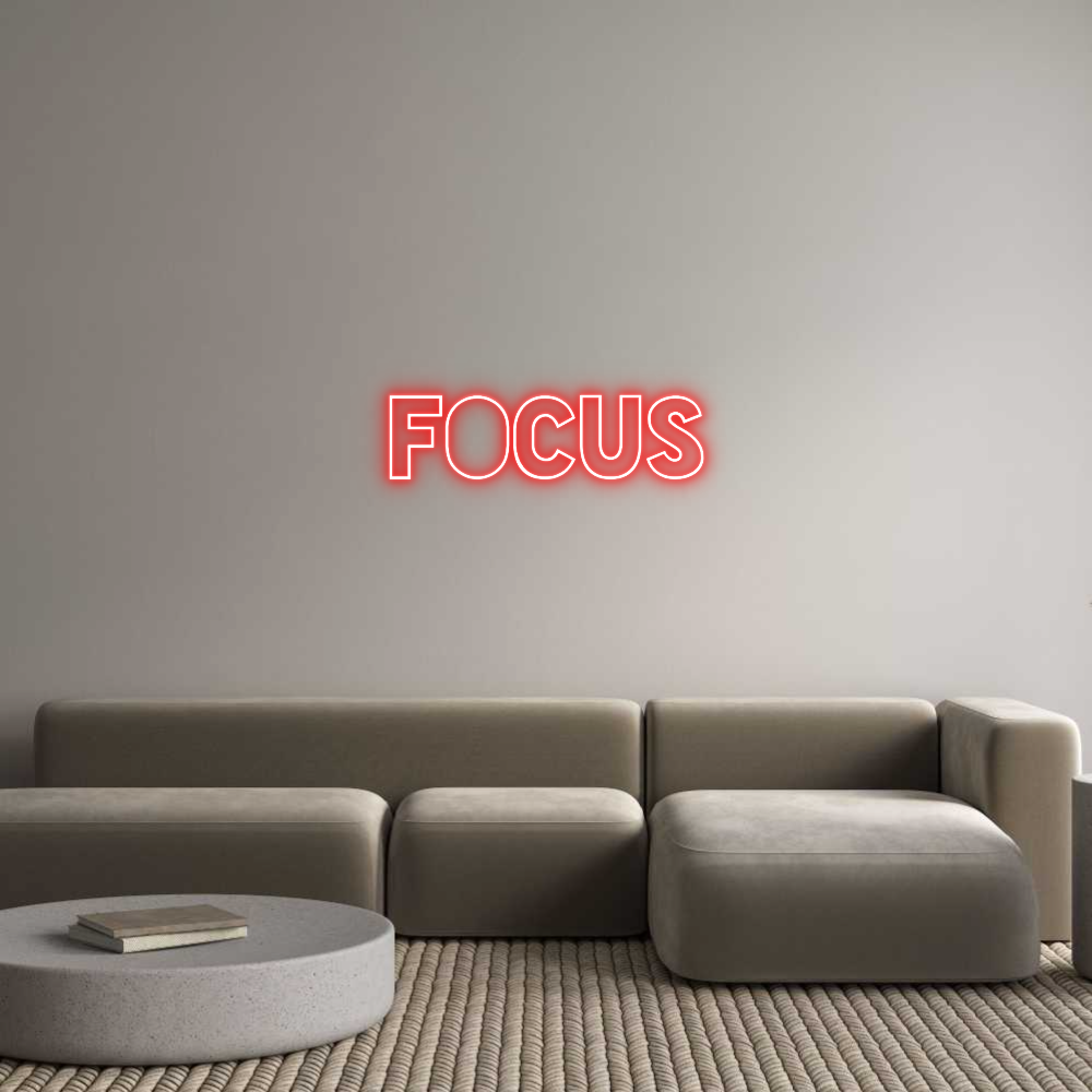 Custom Neon Sign Online Editor Focus
