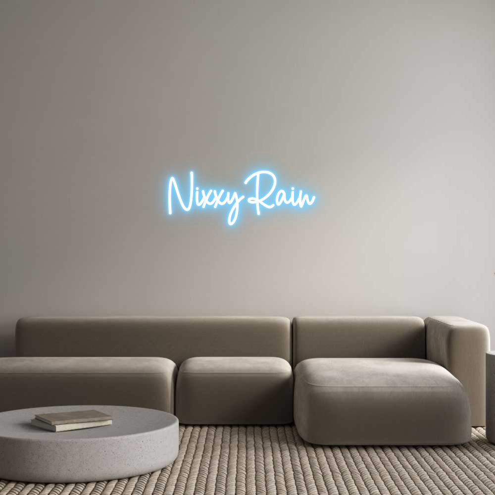 Custom Neon Sign Online Editor NixxyRain