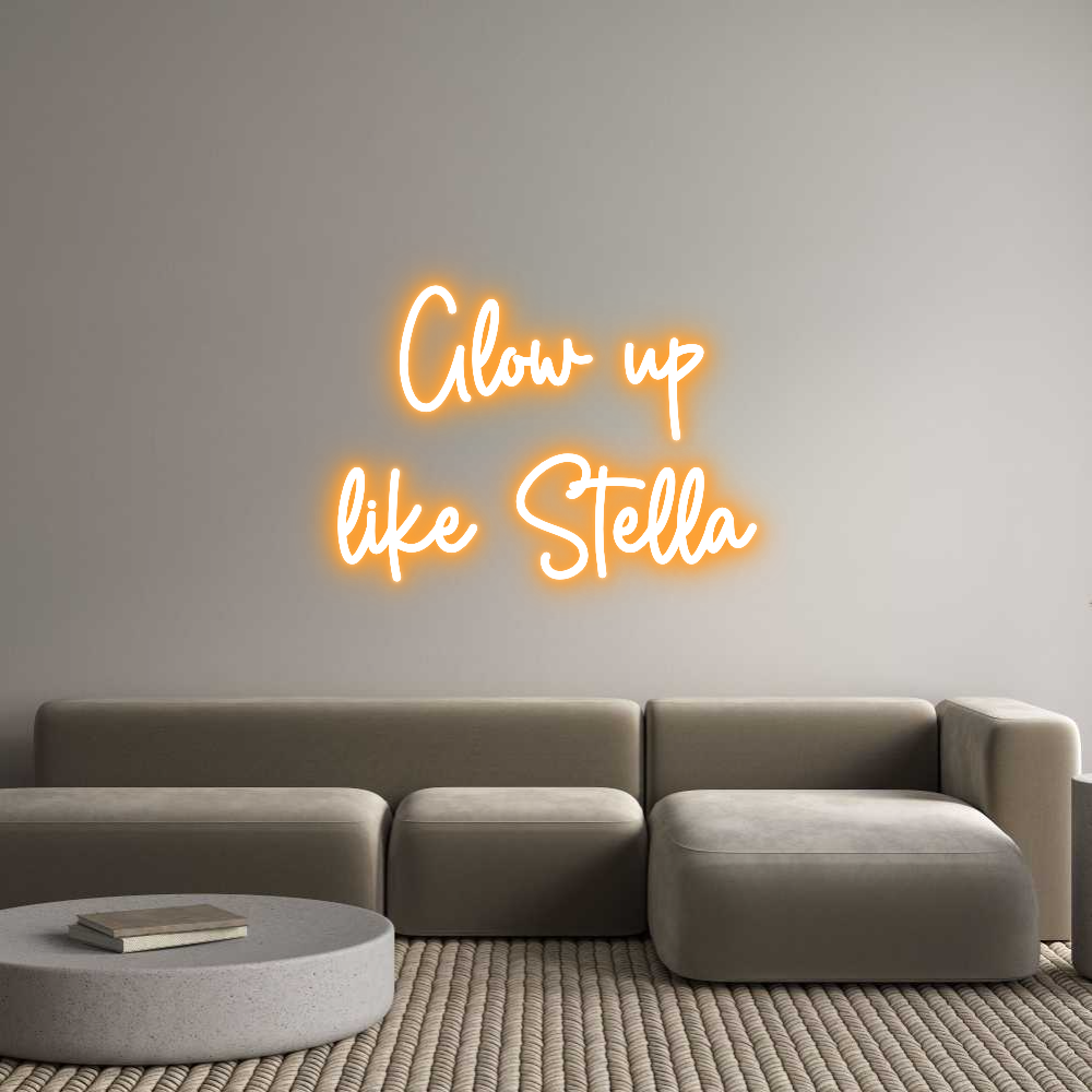 Custom Neon Sign Online Editor Glow up
like...