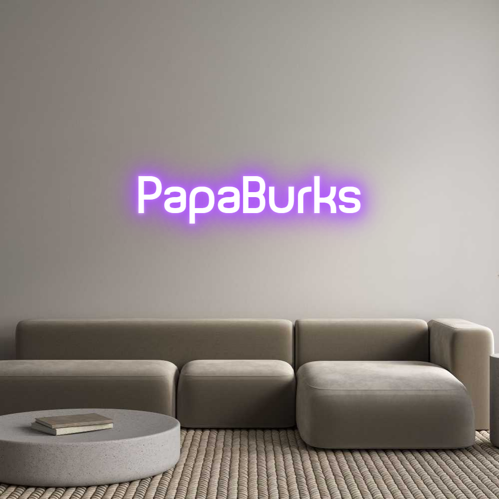 Custom Neon Sign Online Editor PapaBurks