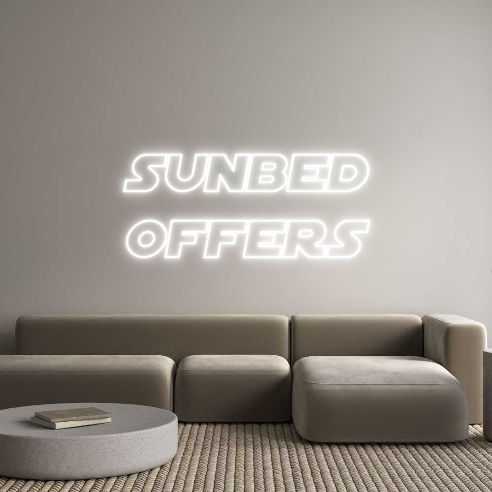 Custom Neon Sign Online Editor Sunbed
Offers