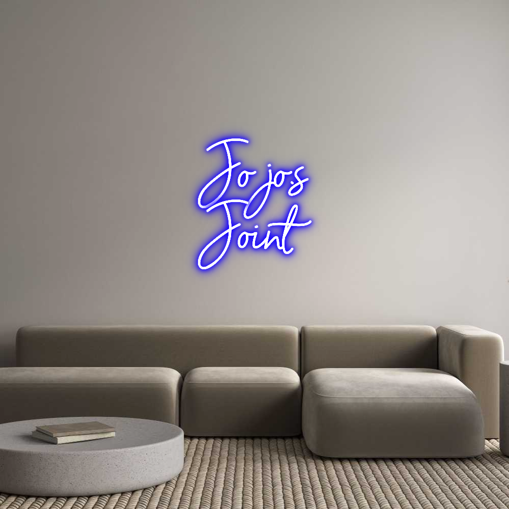 Custom Neon Sign Online Editor Jo jo.s
Joint