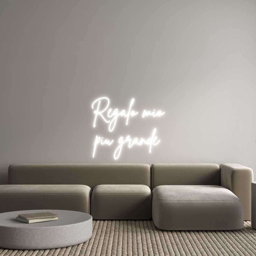 Custom Neon Sign Online Editor Regalo mio
p...