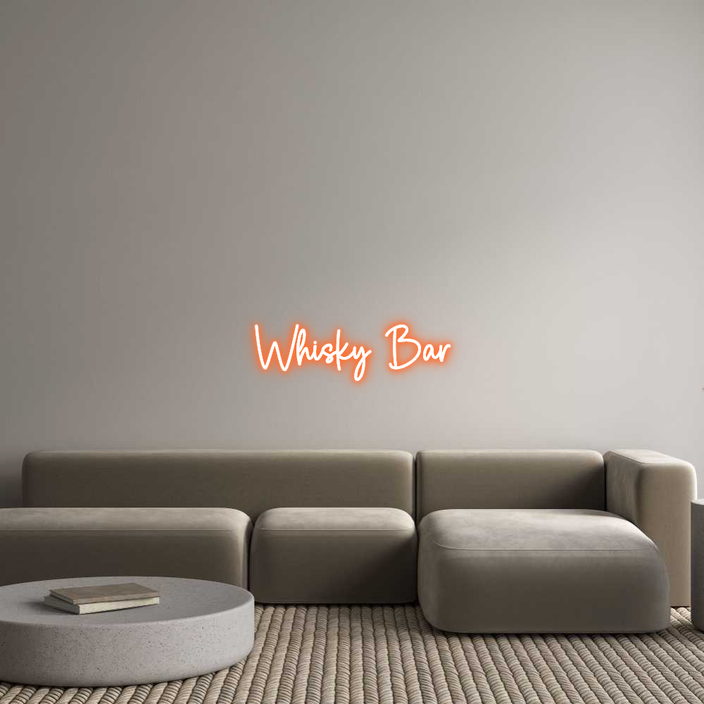 Custom Neon Sign Online Editor Whisky Bar