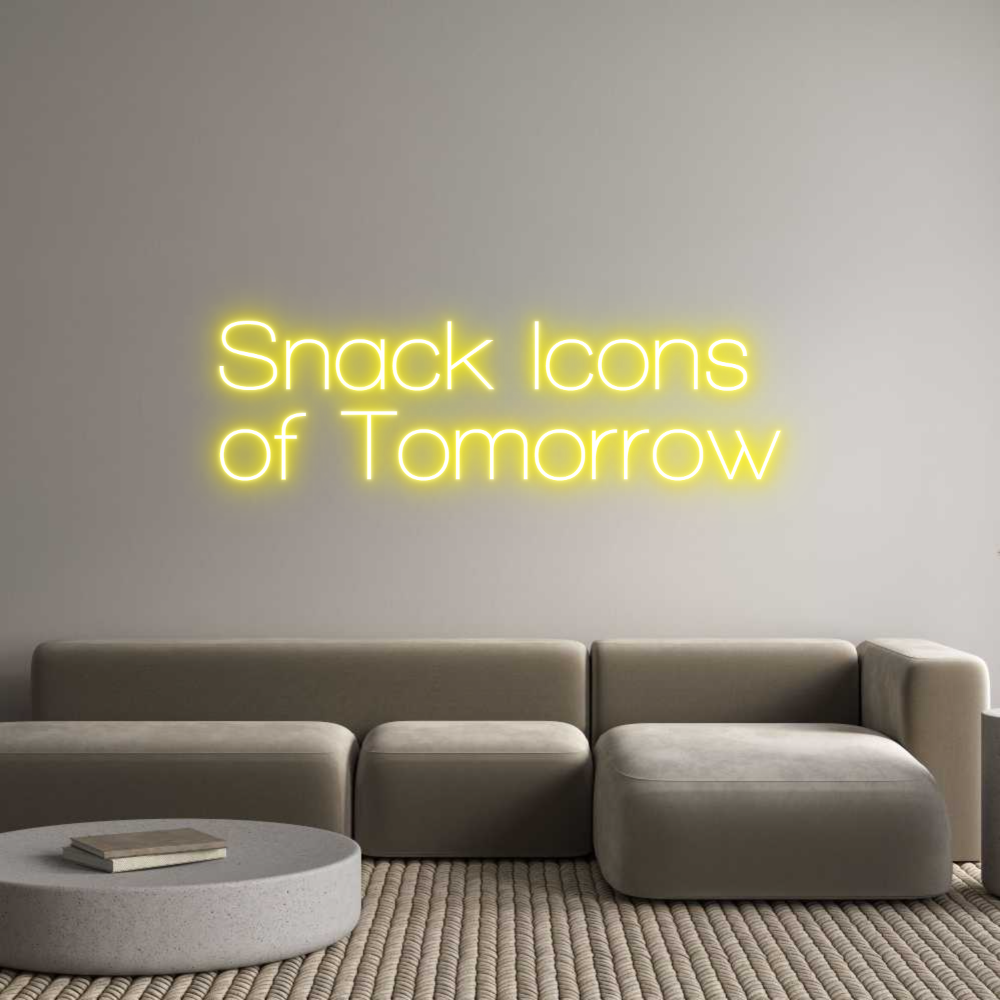 Custom Neon Sign Online Editor Snack Icons
...